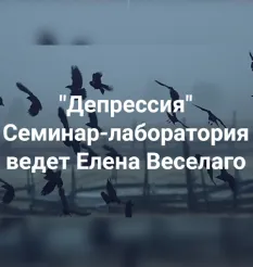Семинар-лаборатория «Депрессия» - обучение Елена Веселаго • Openfield